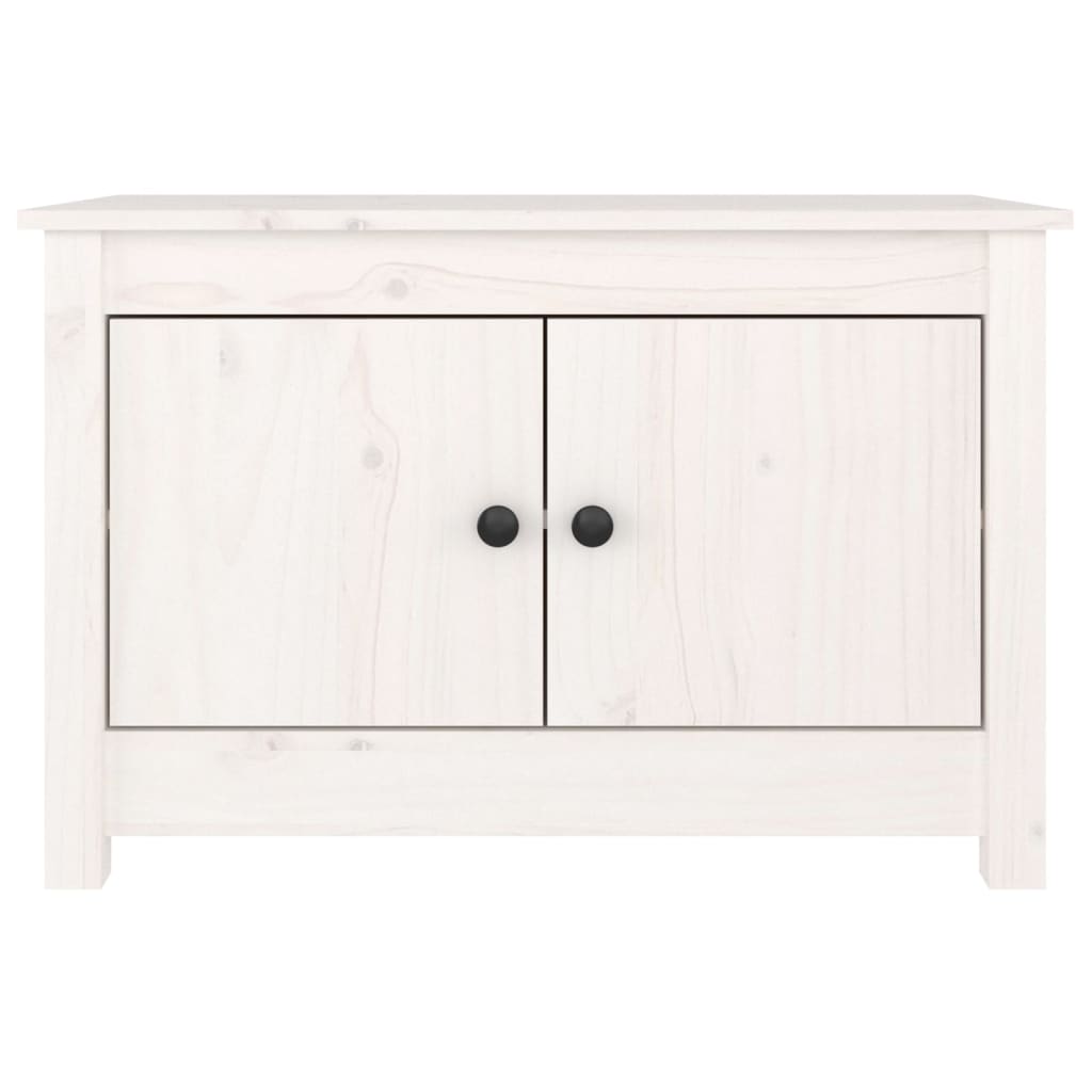 Armoire à chaussures Blanc 70x38x45,5 cm Bois de pin massif - XIOS