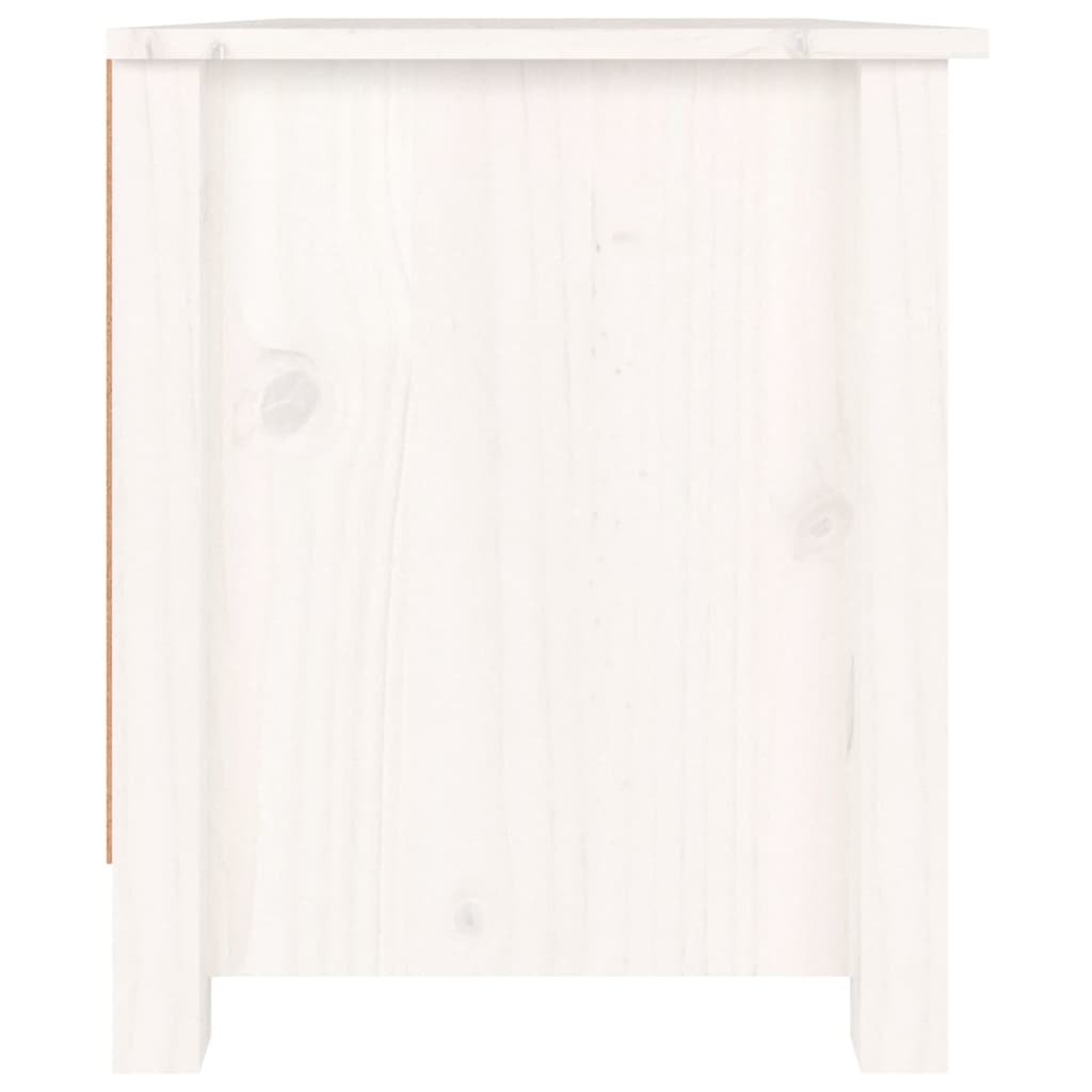 Armoire à chaussures Blanc 70x38x45,5 cm Bois de pin massif - XIOS