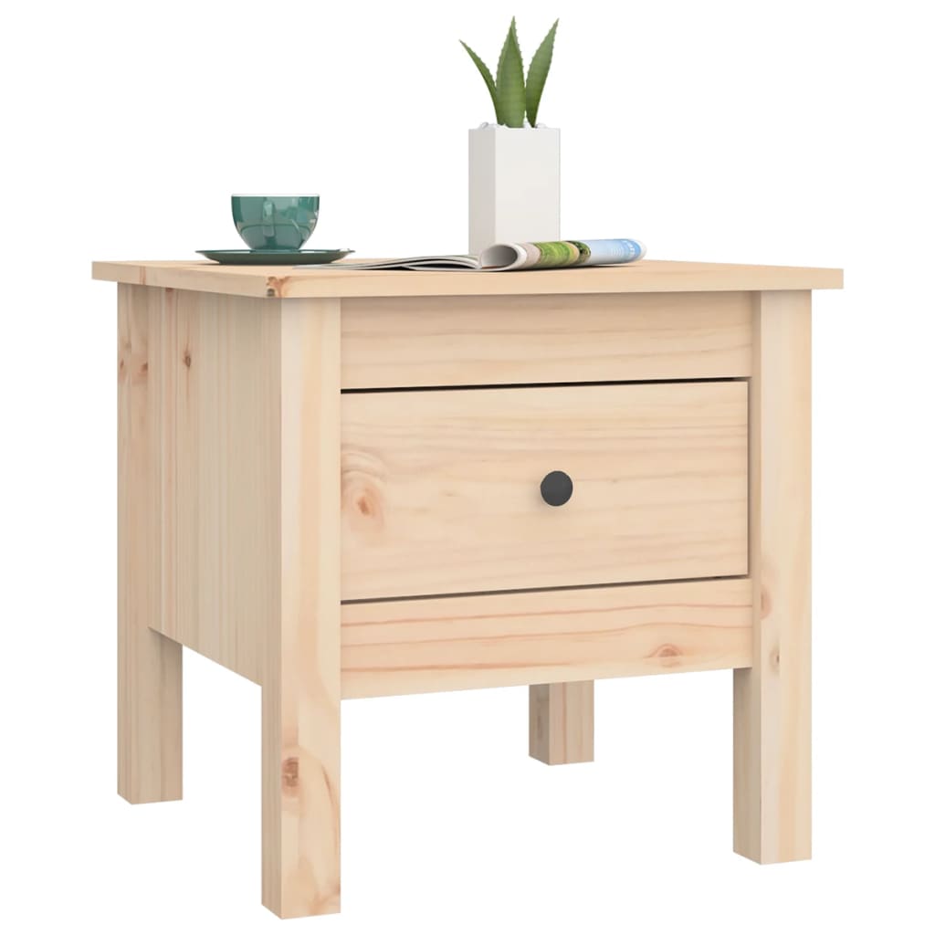 Table d'appoint 40x40x39 cm Bois massif de pin - XIOS