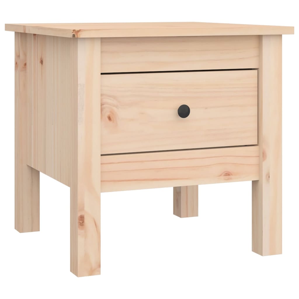 Tables d'appoint 2 pcs 40x40x39 cm Bois massif de pin - XIOS