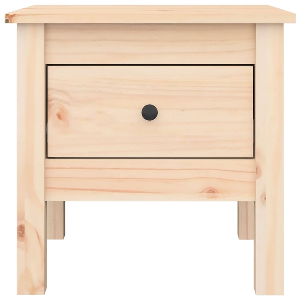 Tables d'appoint 2 pcs 40x40x39 cm Bois massif de pin - XIOS