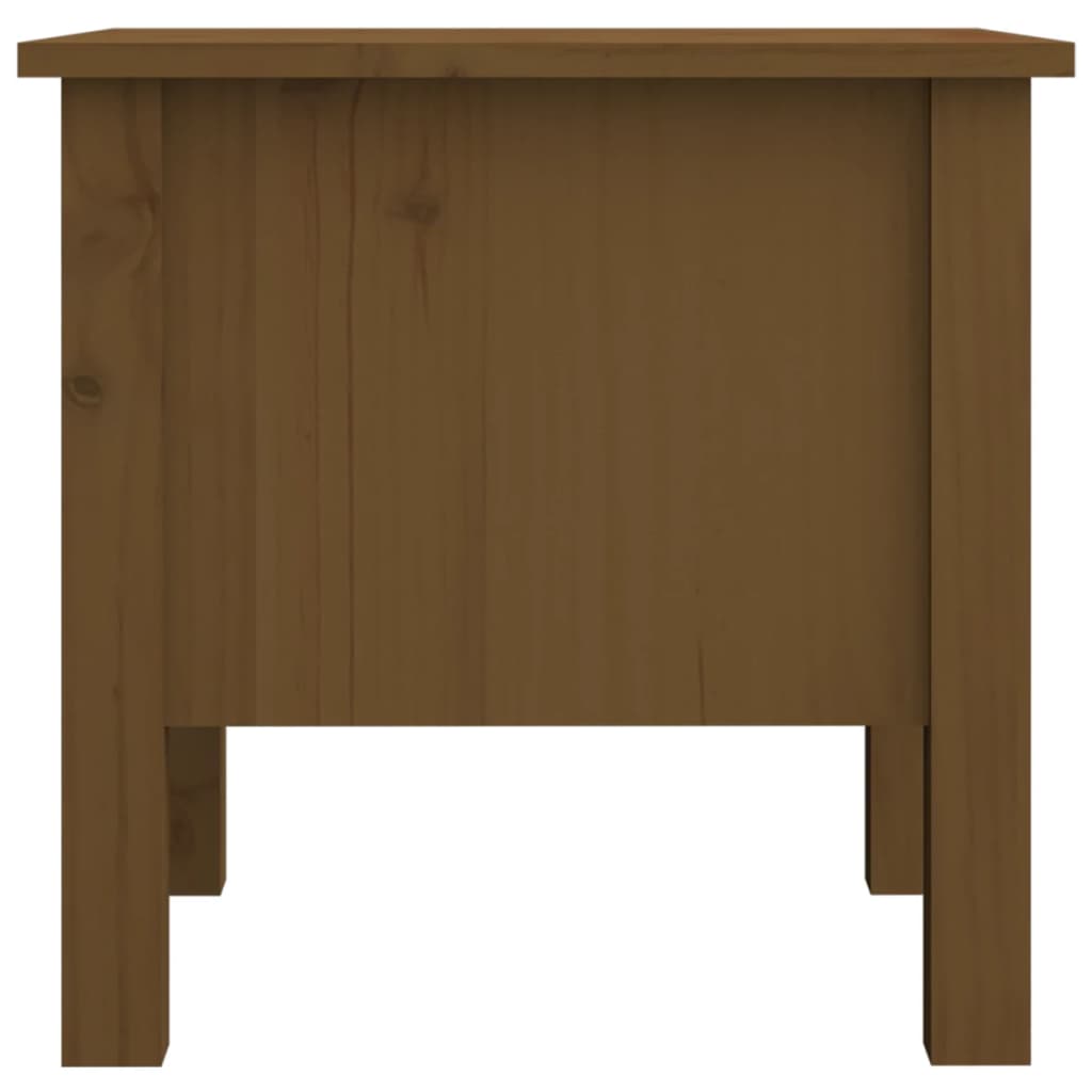 Tables d'appoint 2pcs Marron miel 40x40x39cm Bois massif de pin - XIOS