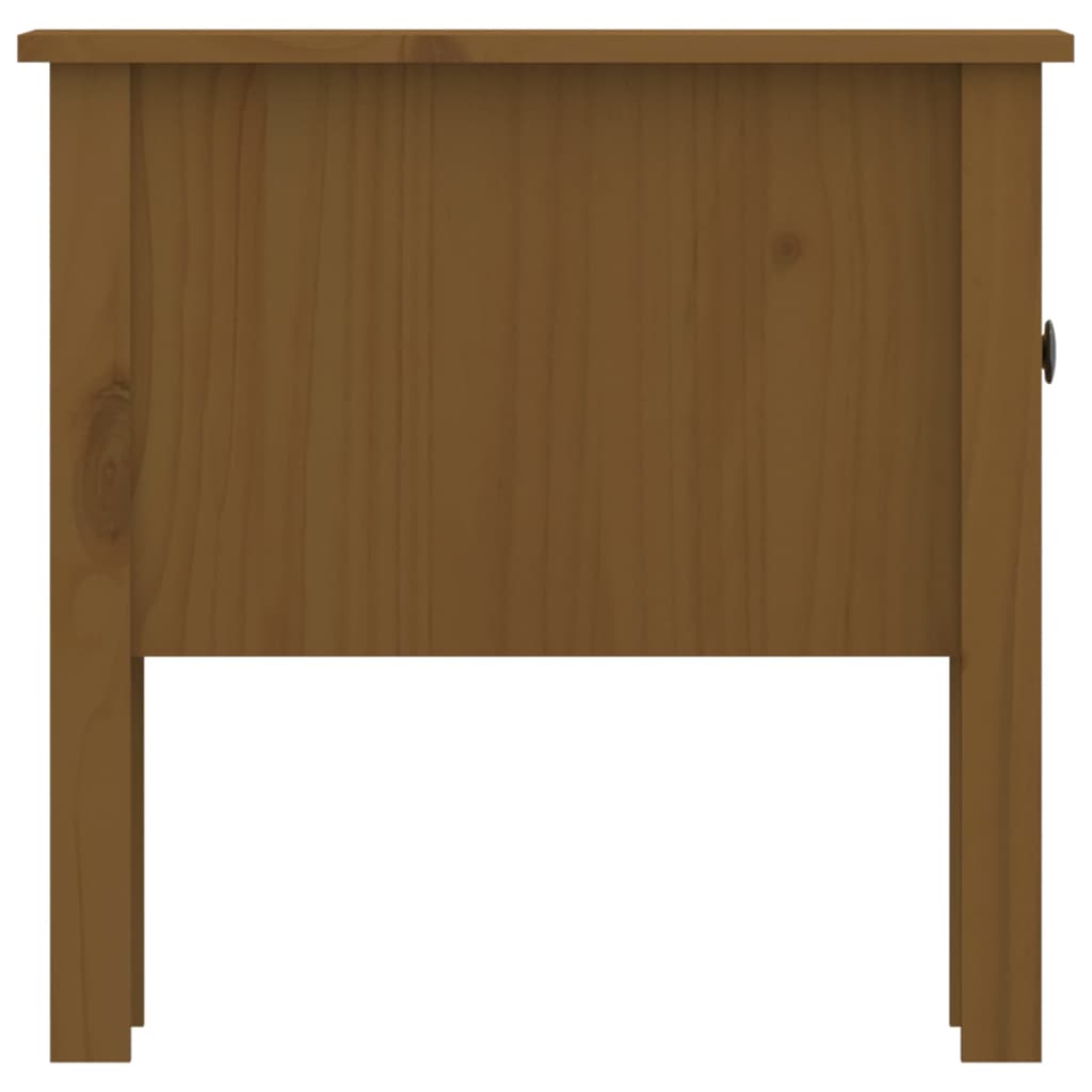 Tables d'appoint 2pcs Marron miel 50x50x49cm Bois massif de pin - XIOS