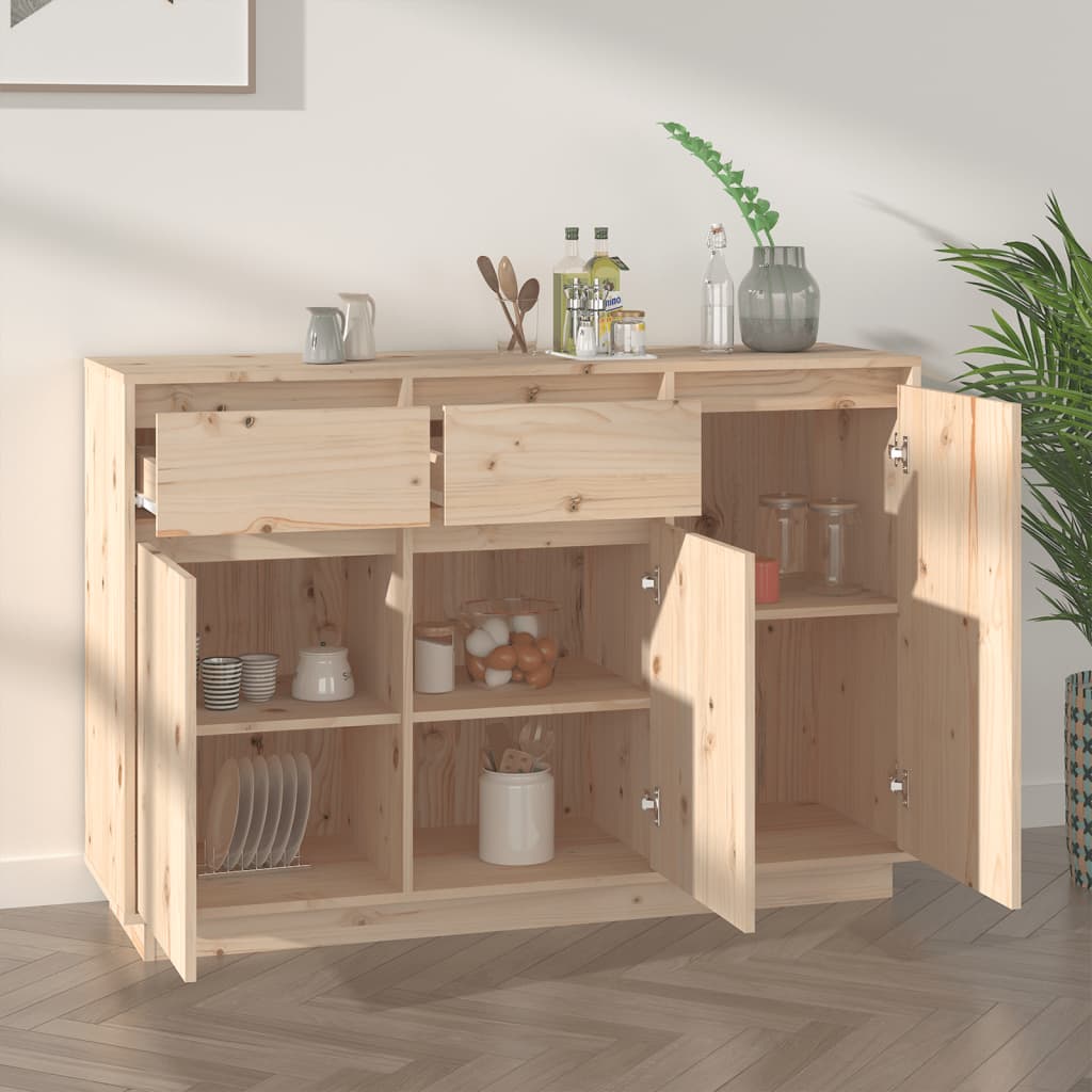 Buffet 110x34x75 cm bois massif de pin - XIOS