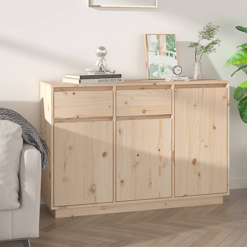 Buffet 110x34x75 cm bois massif de pin - XIOS