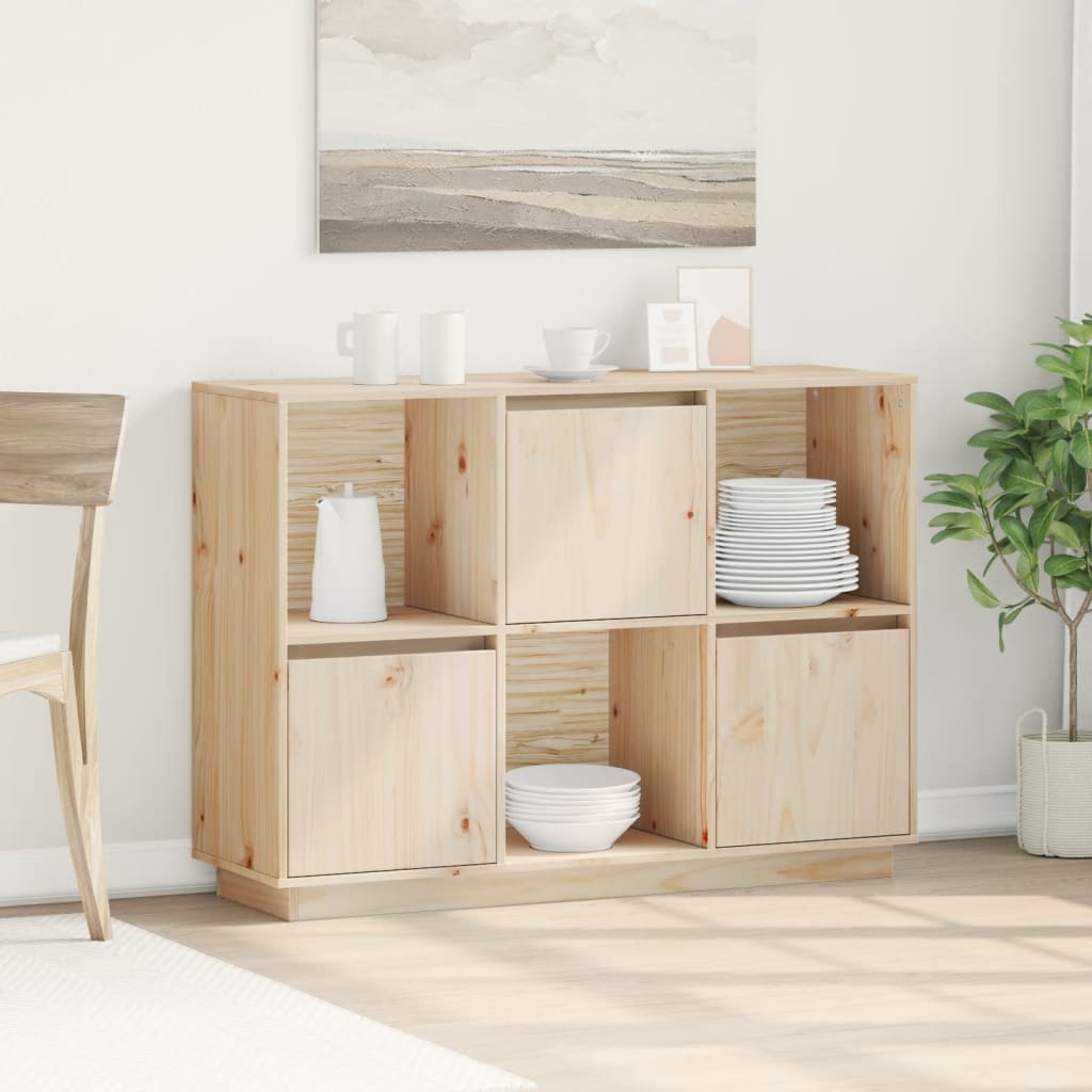 Buffet 110,5x35x80 cm Bois massif de pin - XIOS