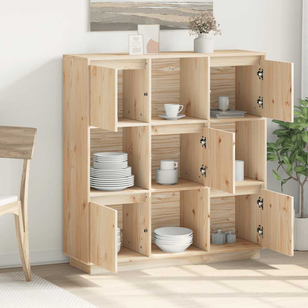 Buffet 110,5x35x117 cm Bois de pin massif - XIOS