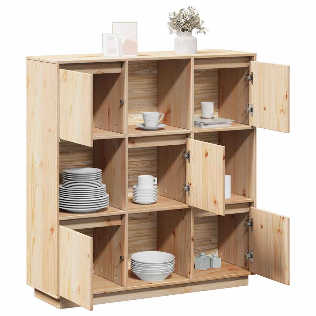Buffet 110,5x35x117 cm Bois de pin massif - XIOS