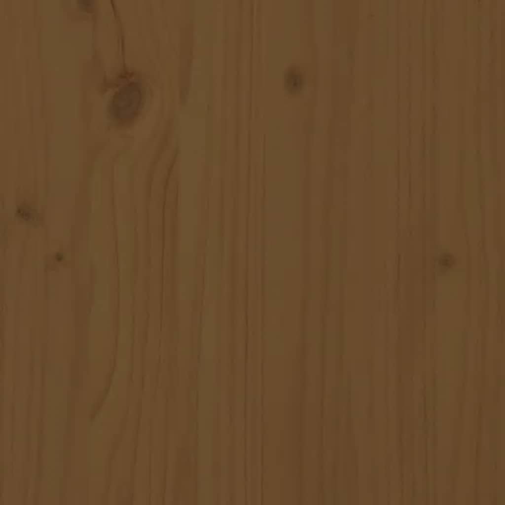 Tables de chevet 2pcs Marron miel 60x34x51cm Bois de pin massif - XIOS