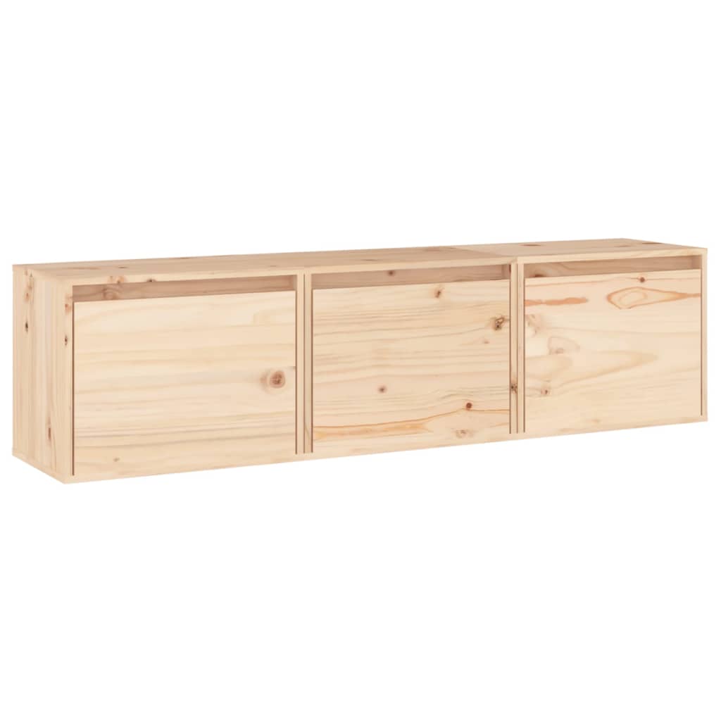 Meubles TV 3 pcs Bois massif de pin - XIOS