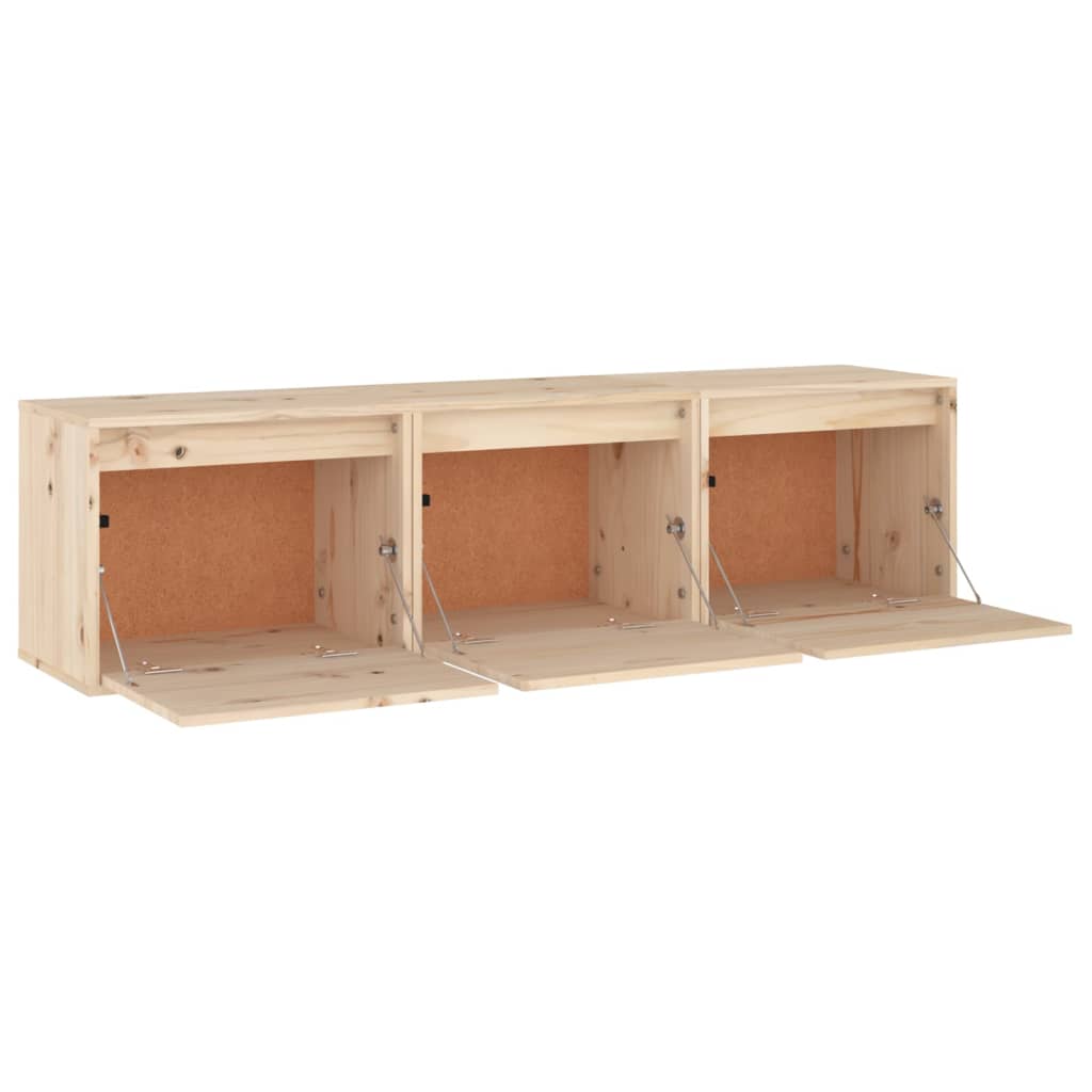 Meubles TV 3 pcs Bois massif de pin - XIOS