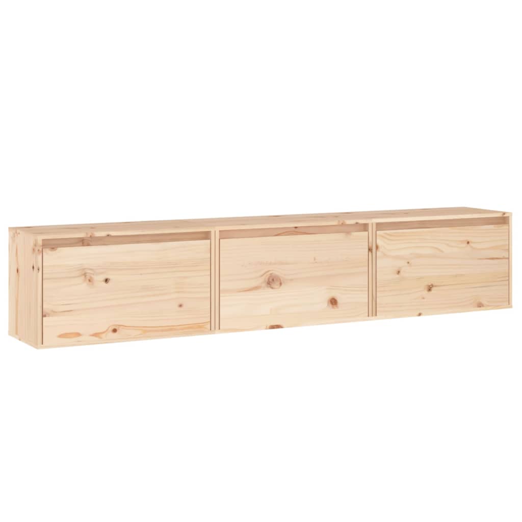 Meubles TV 3 pcs bois massif de pin - XIOS