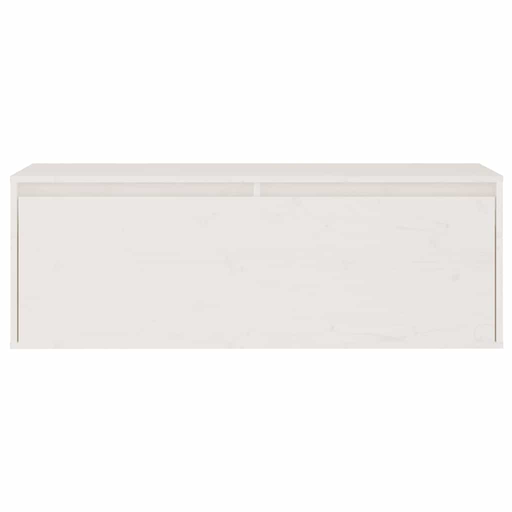 Ensemble de meubles TV 3 pcs blanc bois massif de pin - XIOS
