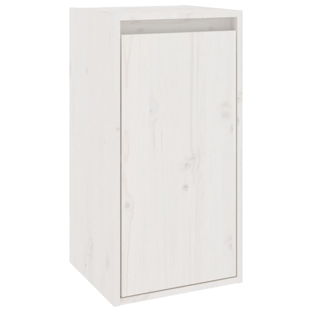 Meubles TV 2 pcs Blanc Bois massif de pin - XIOS