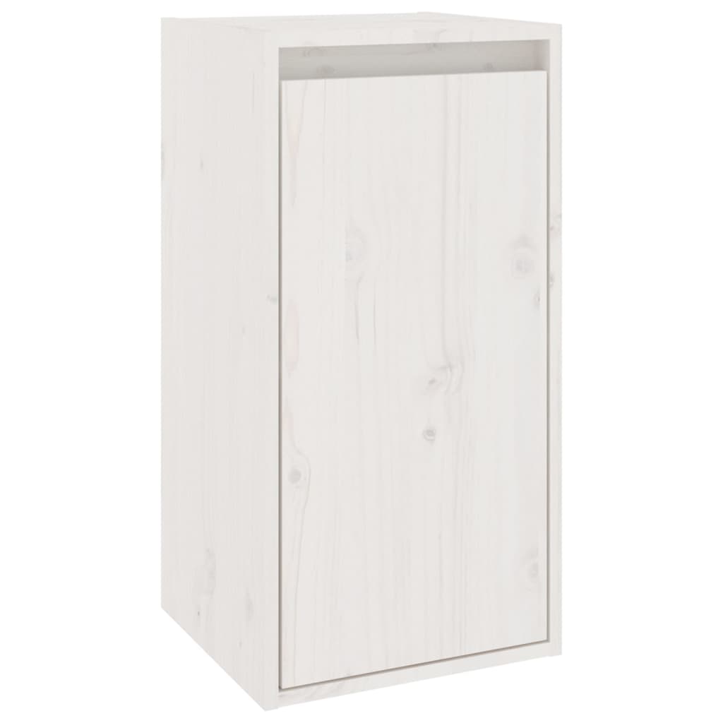 Meubles TV 3 pcs Blanc Bois massif de pin - XIOS