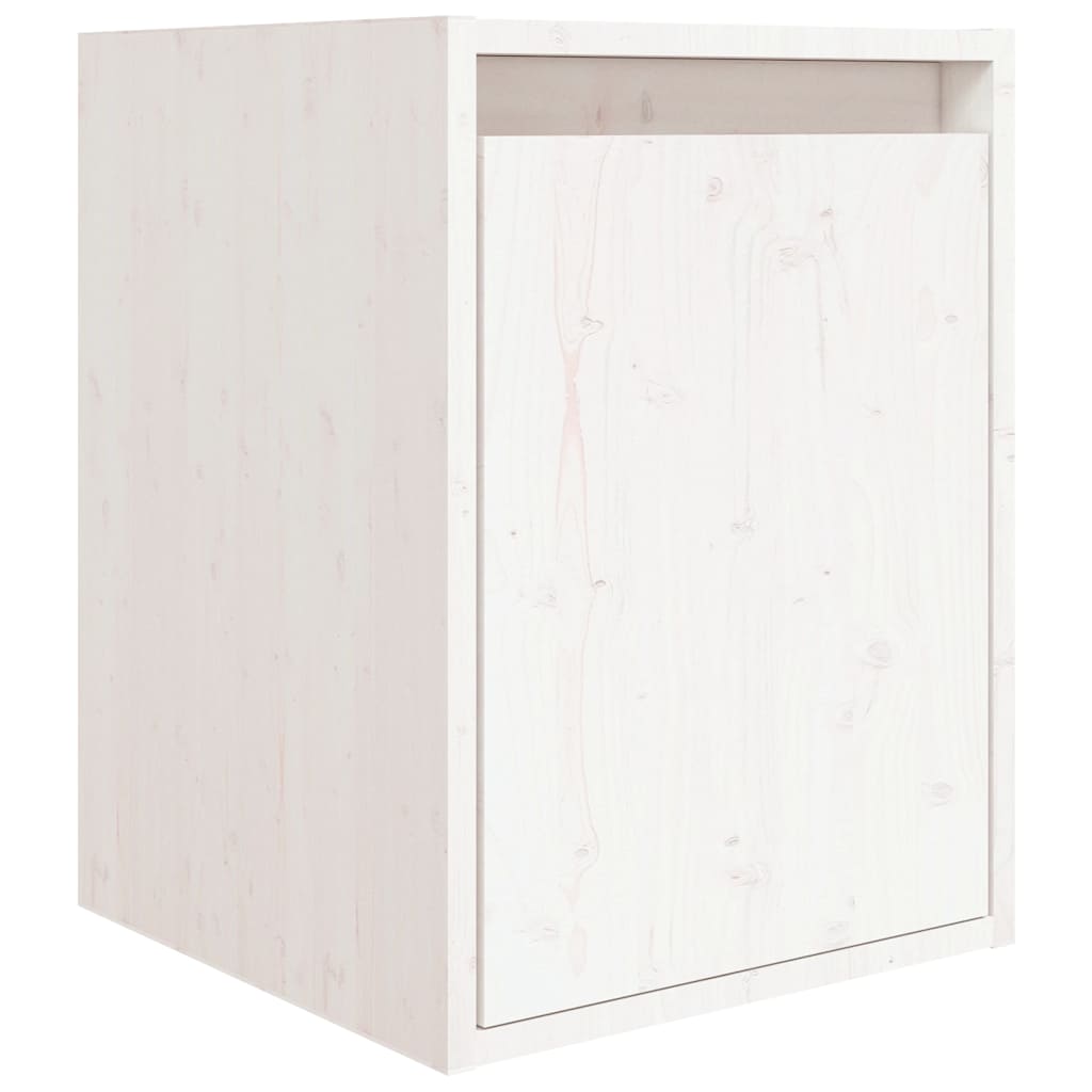 Meubles TV 3 pcs Blanc Bois massif de pin - XIOS