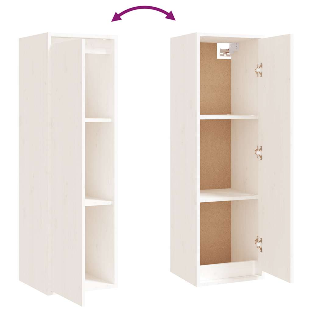Meubles TV 3 pcs Blanc Bois massif de pin - XIOS