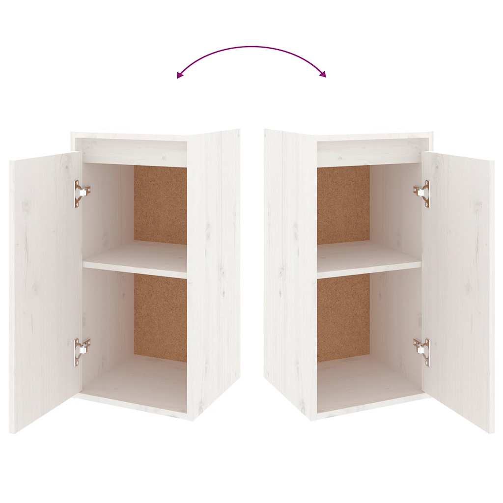 Meubles TV 4 pcs Blanc Bois massif de pin - XIOS
