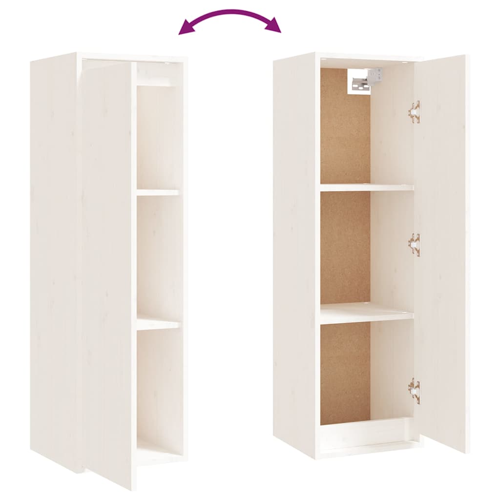 Meubles TV 4 pcs Blanc Bois massif de pin - XIOS