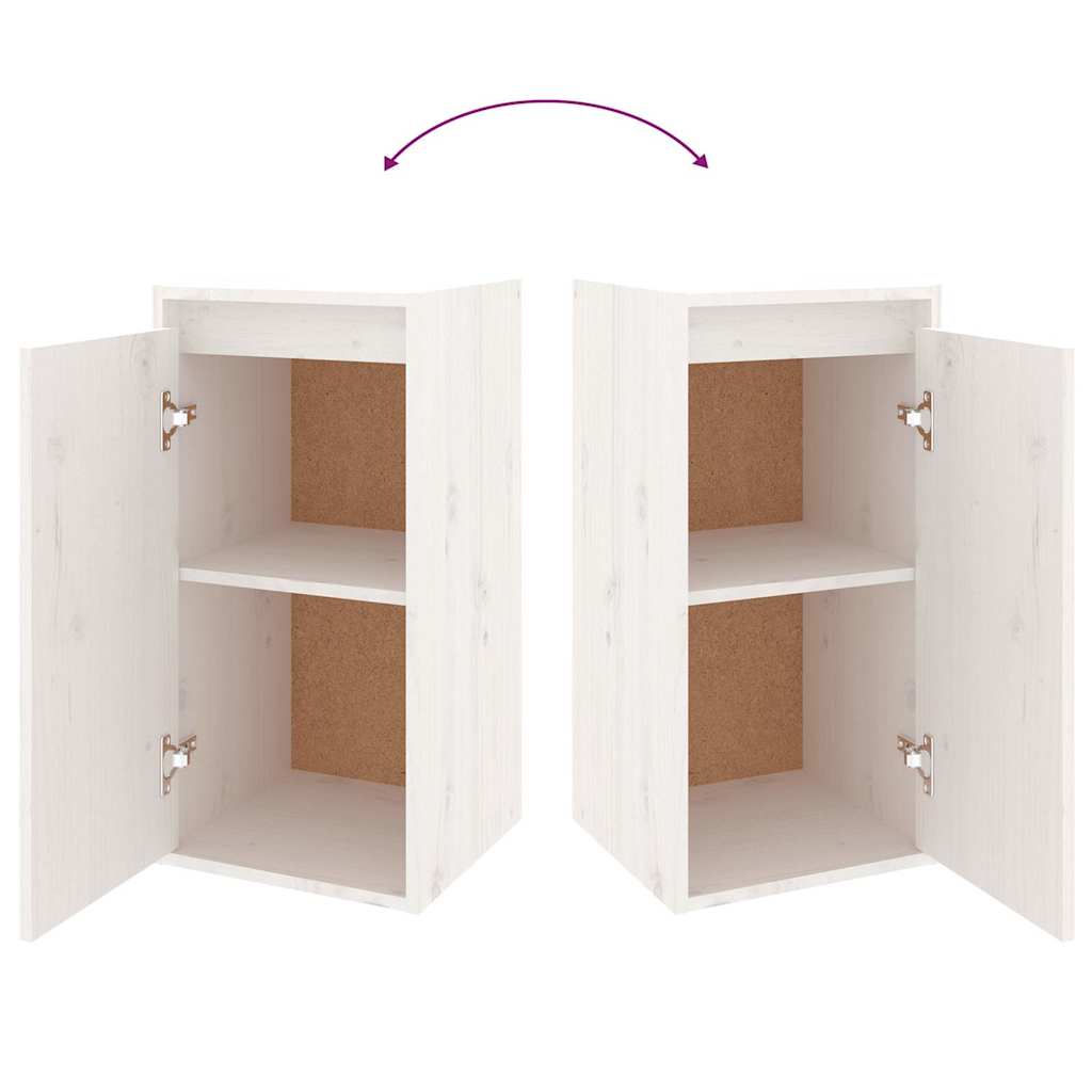 Meubles TV 6 pcs Blanc Bois massif de pin - XIOS