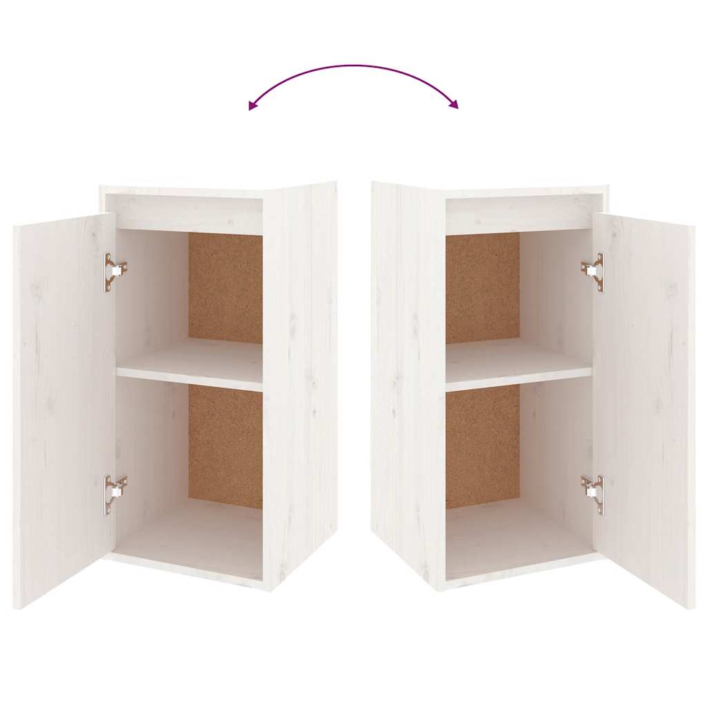 Meubles TV 4 pcs Blanc Bois massif de pin - XIOS