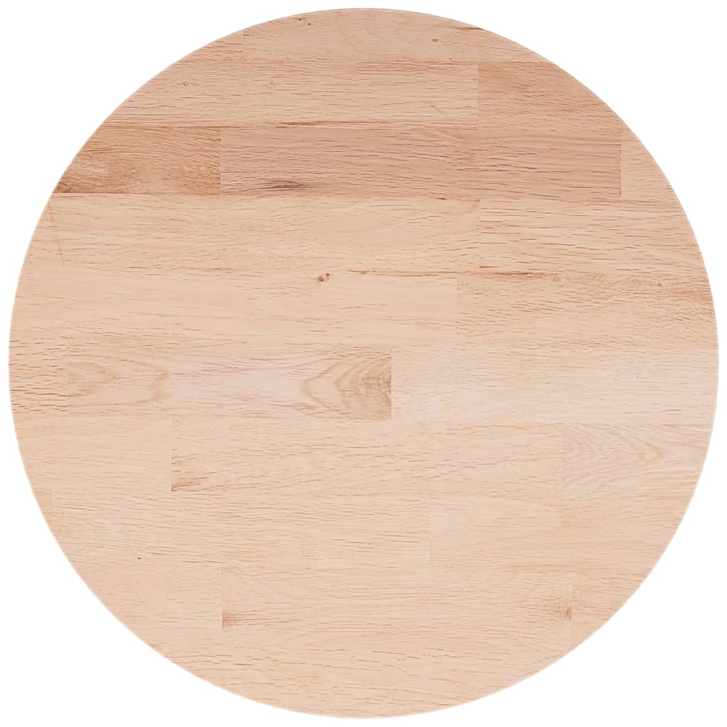 Dessus de table rond Ø30x1,5 cm Bois de chêne massif non traité Plateaux de table vidaXL