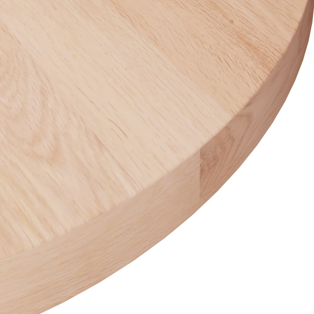 Dessus de table rond Ø30x2,5 cm Bois de chêne massif non traité Plateaux de table vidaXL