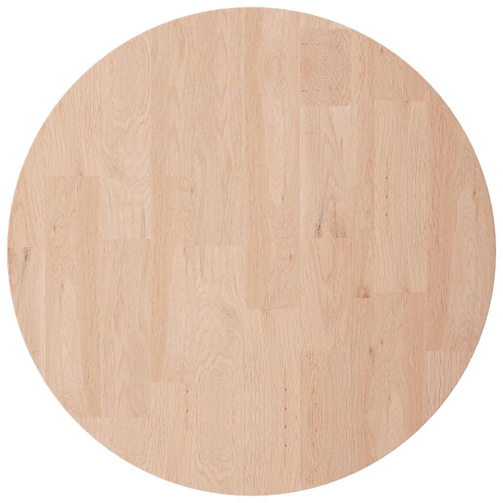 Dessus de table rond Ø30x4 cm Bois de chêne massif non traité - XIOS