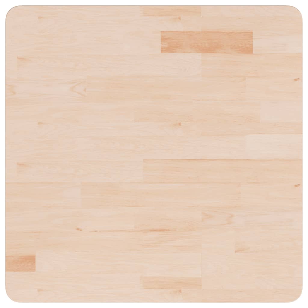 Dessus de table carré 60x60x1,5 cm Bois chêne massif non traité - XIOS