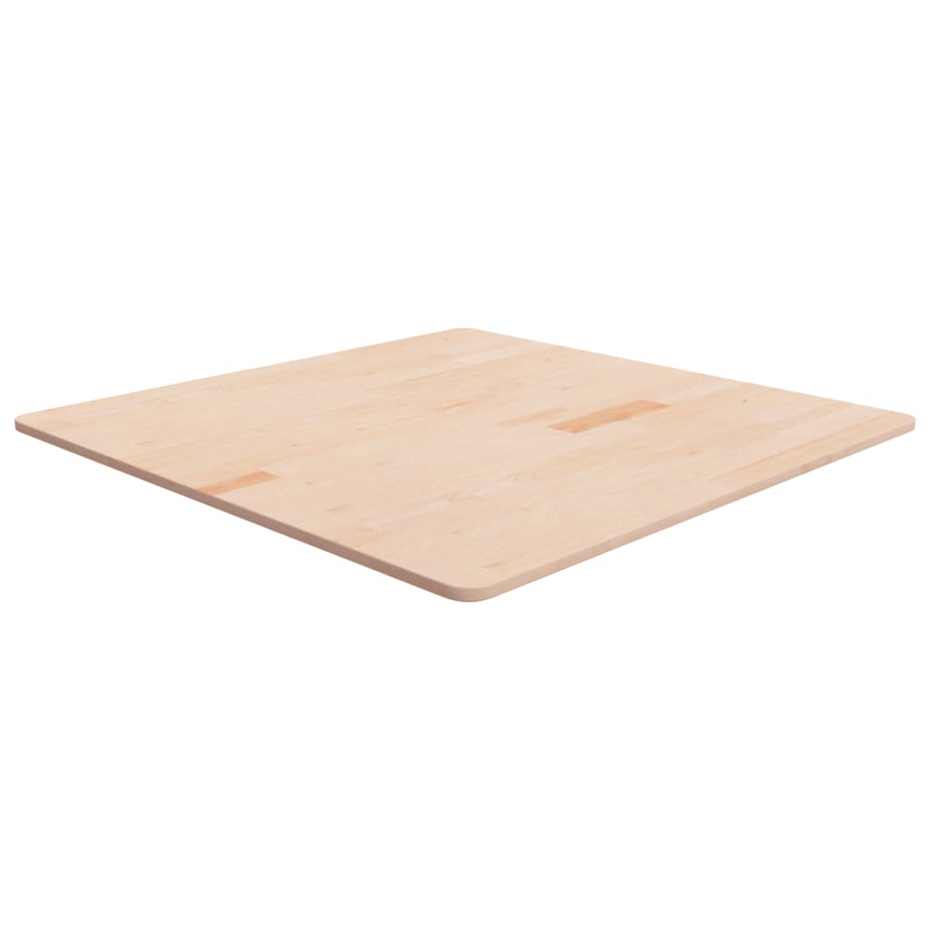 Dessus de table carré 90x90x1,5 cm Bois chêne massif non traité - XIOS