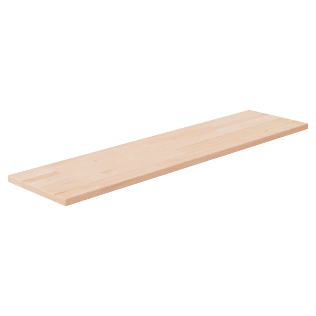 Panneau d'étagère 80x20x1,5 cm Bois de chêne massif non traité Étagères murales & corniches vidaXL