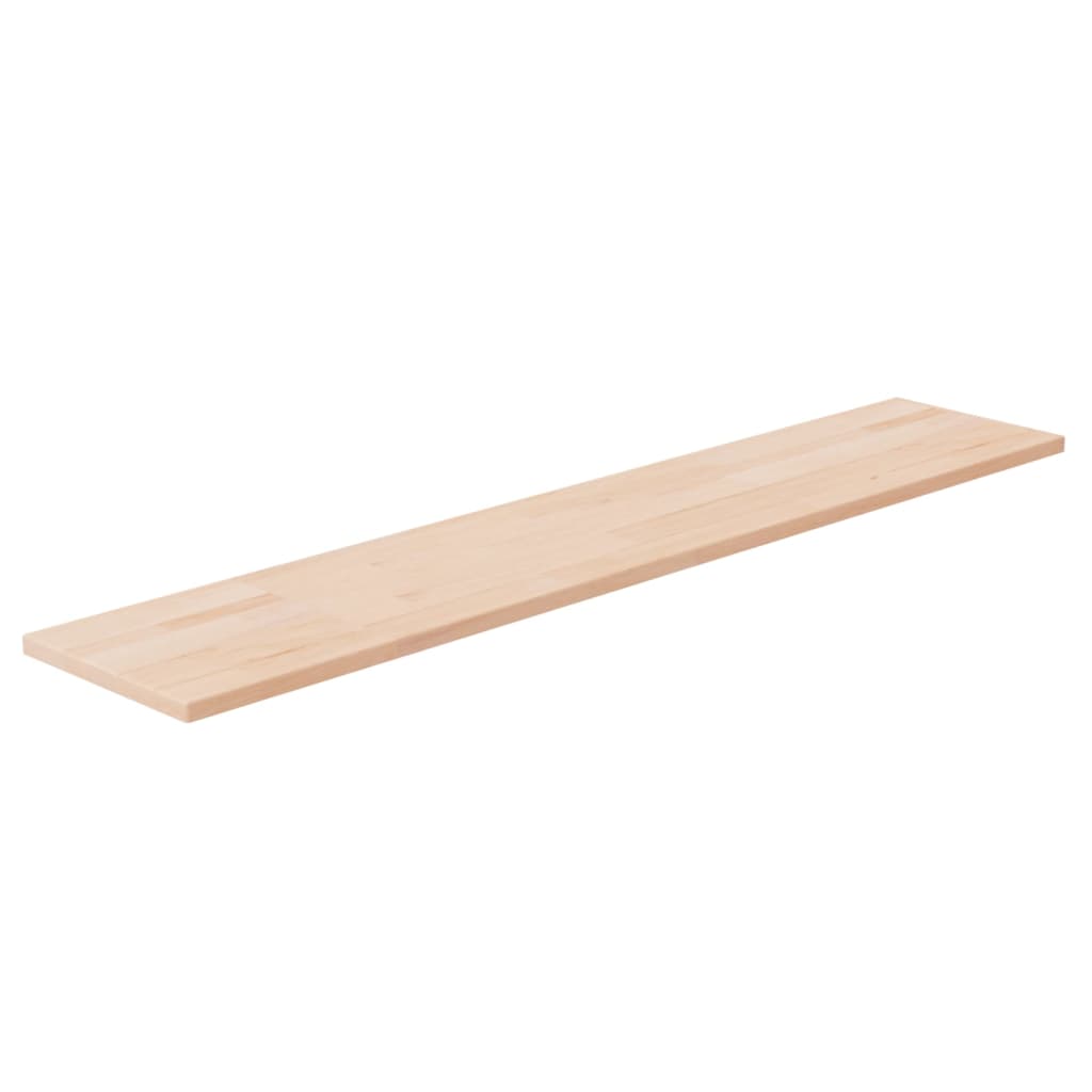 Panneau d'étagère 100x20x1,5 cm Bois de chêne massif non traité Étagères murales & corniches vidaXL