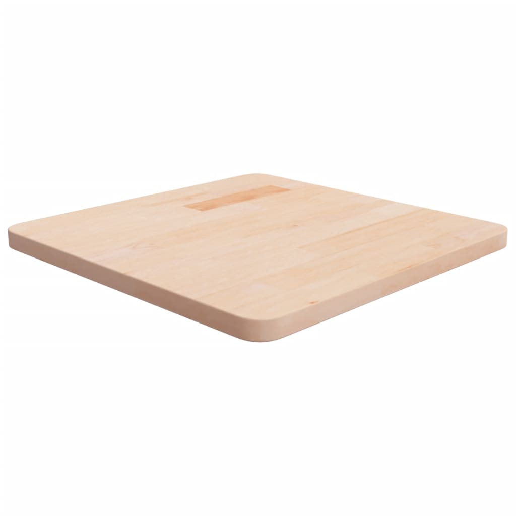 Dessus de table carré 50x50x2,5 cm Bois chêne massif non traité - XIOS