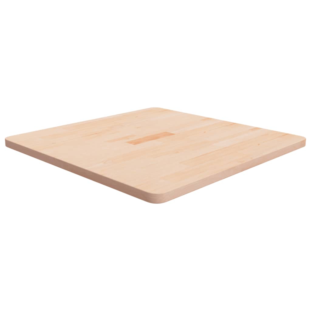 Dessus de table carré 70x70x2,5 cm Bois chêne massif non traité - XIOS