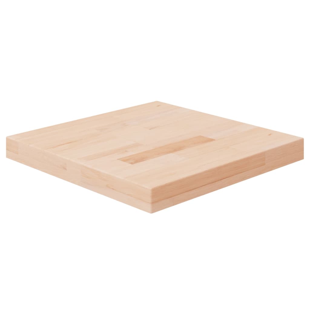 Dessus de table carré 40x40x4 cm Bois chêne massif non traité Plateaux de table vidaXL
