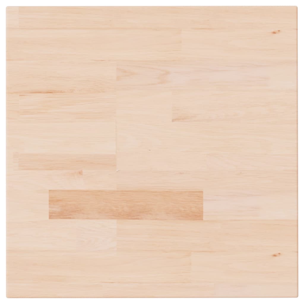Dessus de table carré 40x40x4 cm Bois chêne massif non traité Plateaux de table vidaXL