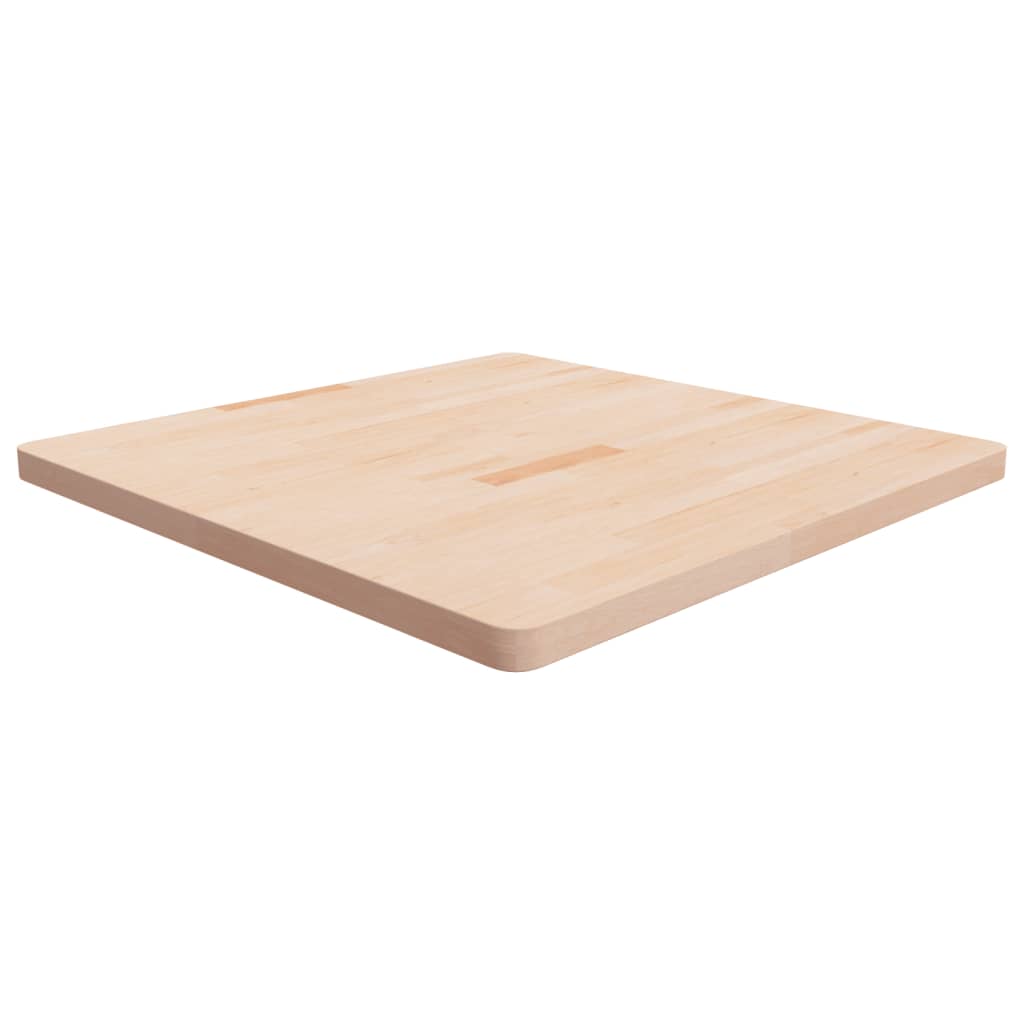 Dessus de table carré 90x90x4 cm Bois chêne massif non traité - XIOS