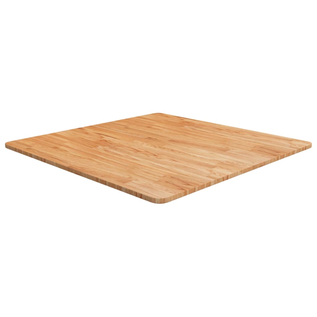 Dessus de table carré Marron clair80x80x1,5cm Bois chêne traité - XIOS