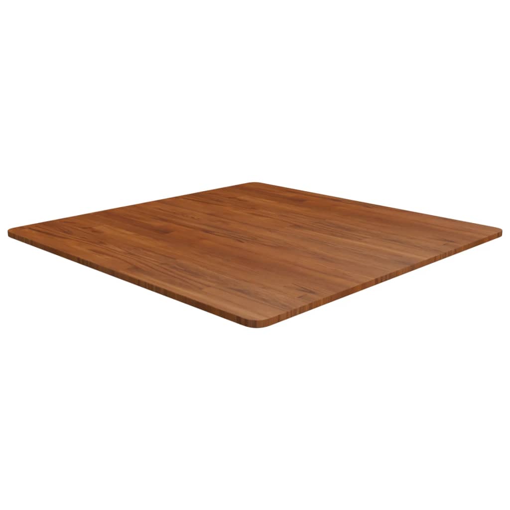 Dessus de table carré Marron foncé90x90x1,5cm Bois chêne traité - XIOS