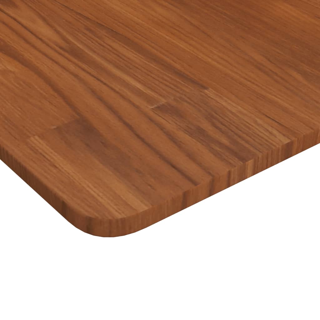 Dessus de table carré Marron foncé90x90x1,5cm Bois chêne traité - XIOS