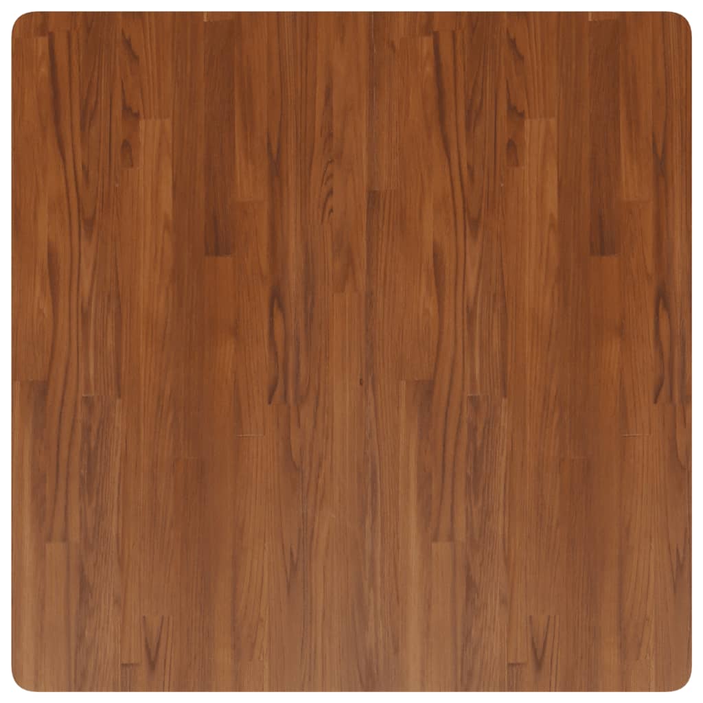 Dessus de table carré Marron foncé90x90x2,5cm Bois chêne traité - XIOS