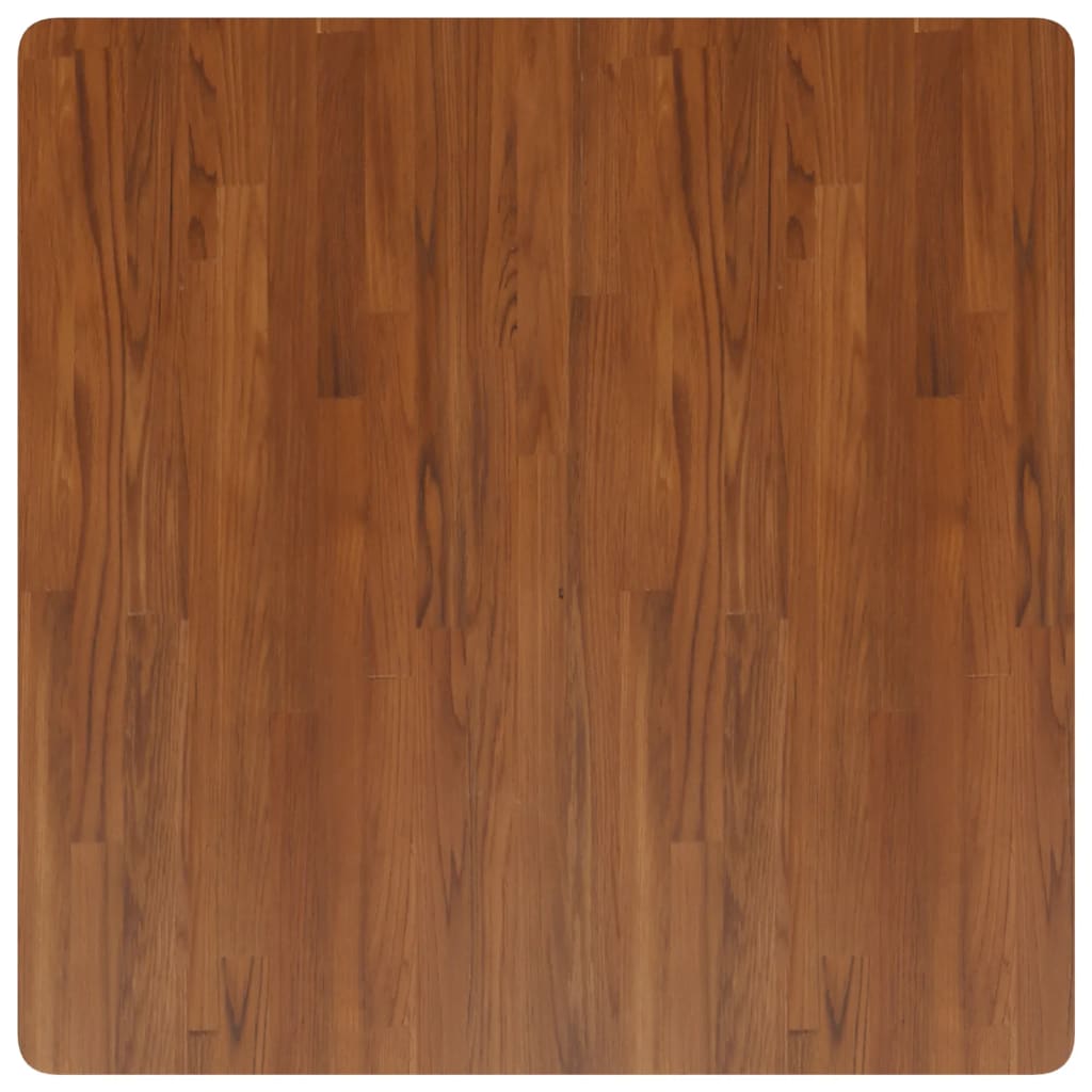 Dessus de table carré Marron foncé 90x90x4cm Bois chêne traité - XIOS