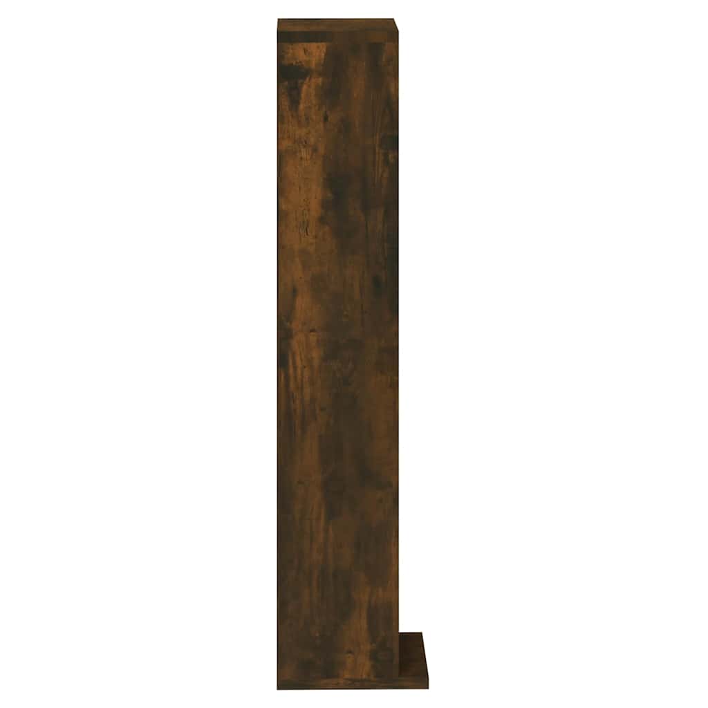 Armoire à CD Chêne fumé 21x20x88 cm Bois d'ingénierie - XIOS