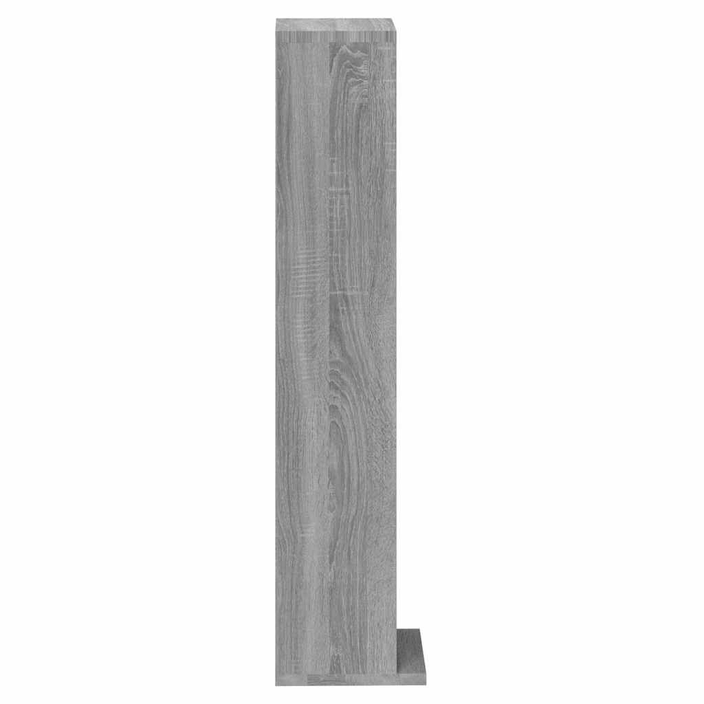 Armoire à CD Sonoma gris 21x20x88 cm Bois d'ingénierie - XIOS