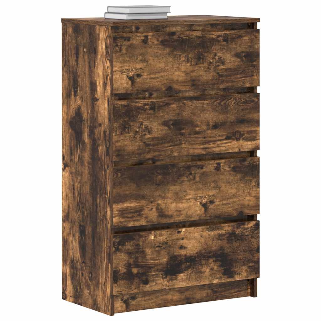 Buffet Chêne fumé 60x35x98,5 cm Bois d'ingénierie - XIOS