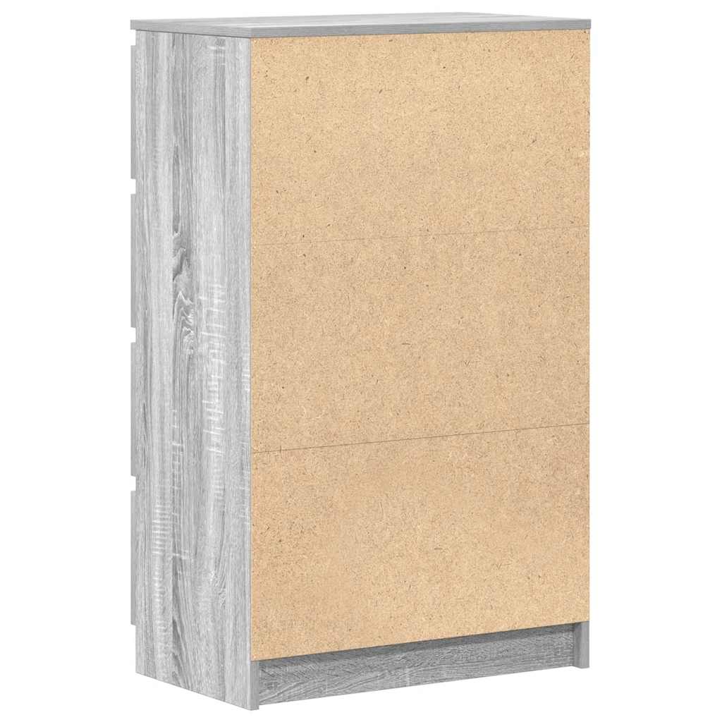 Buffet Sonoma gris 60x35x98,5 cm Bois d'ingénierie - XIOS