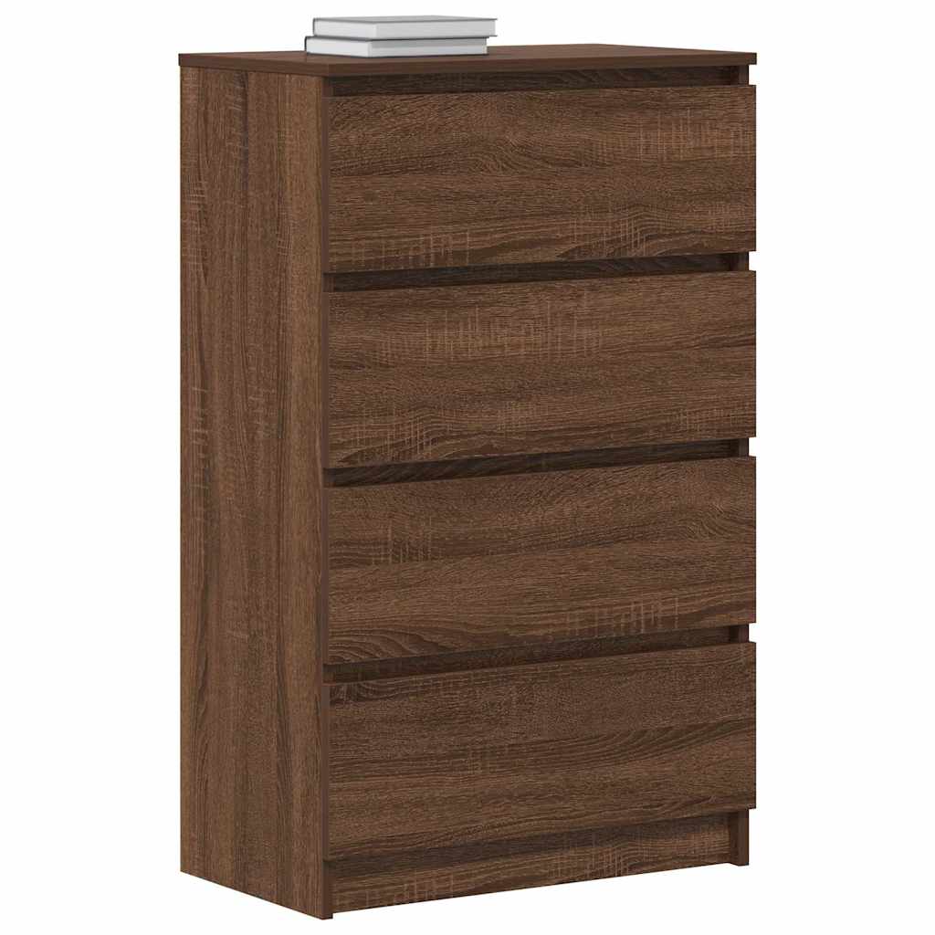 Buffet Chêne marron 60x35x98,5 cm Bois d'ingénierie - XIOS