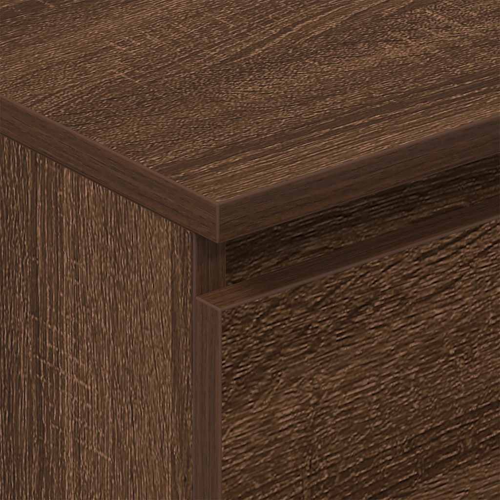 Buffet Chêne marron 60x35x98,5 cm Bois d'ingénierie - XIOS