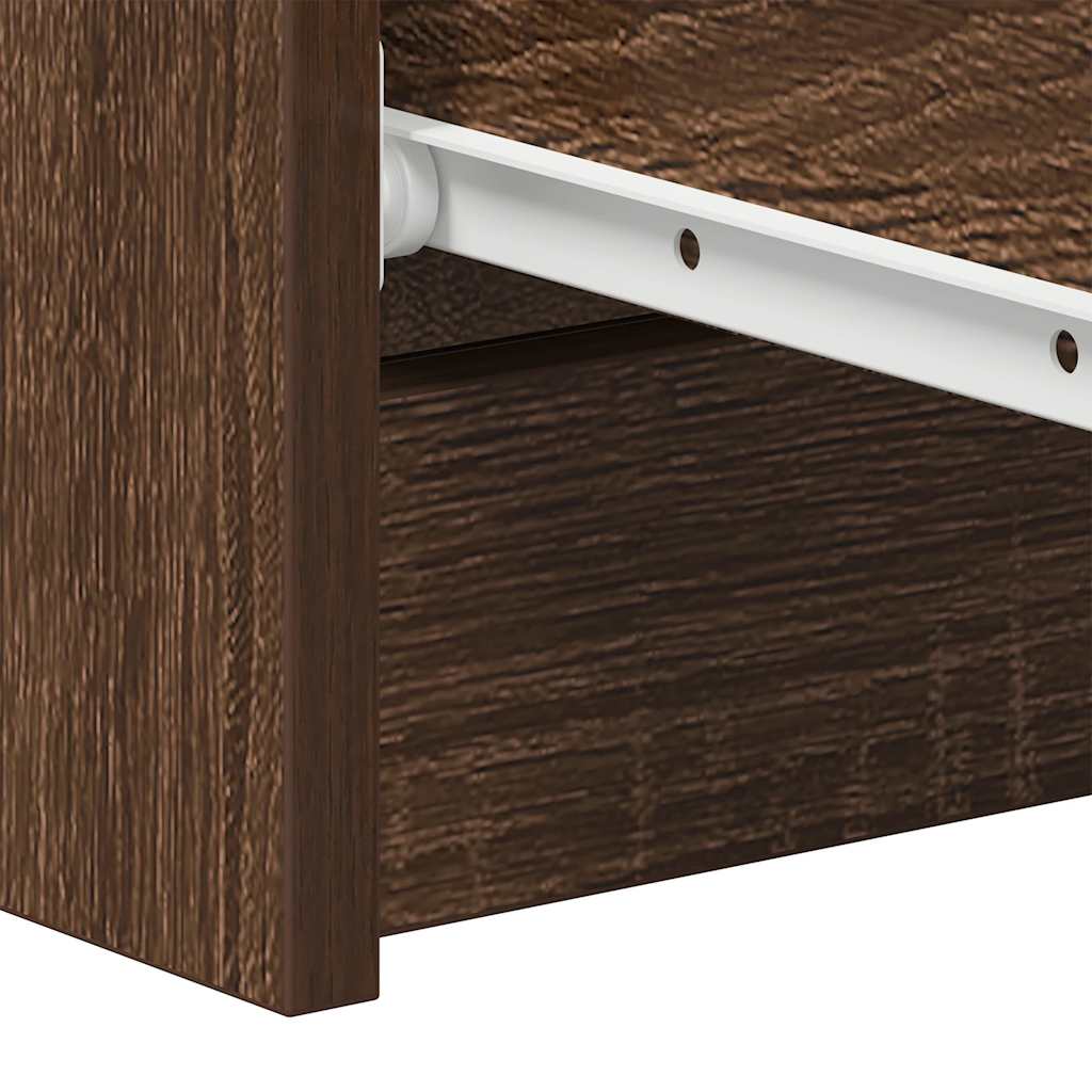 Buffet Chêne marron 60x35x98,5 cm Bois d'ingénierie - XIOS