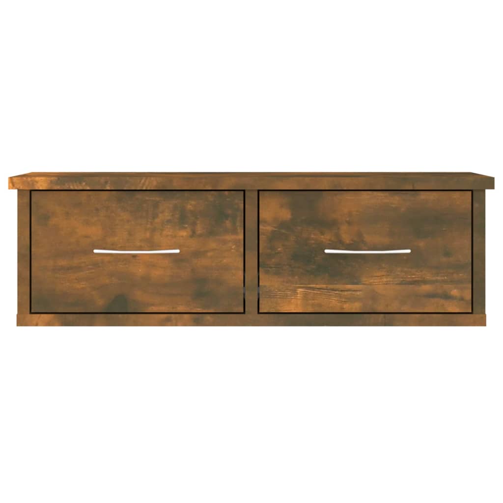 Armoire murale Chêne fumé 60x26x18,5 cm Bois d'ingénierie - XIOS